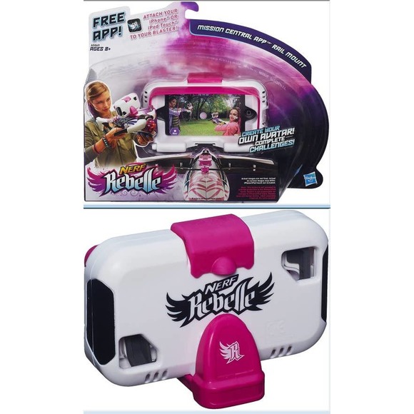 Hasbro Nerf Rebelle Mission Central Application Rail Mount- New-In-Package - Picture 1 of 1